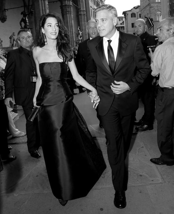 جورج Clooney and Amal