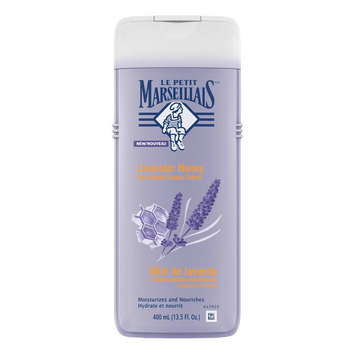 لو Petit Marseillais Extra Gentle Shower Cream in Lavender & Honey