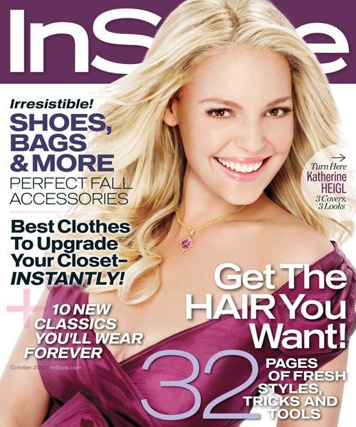 في الاسلوب Covers - October 2007, Katherine Heigl