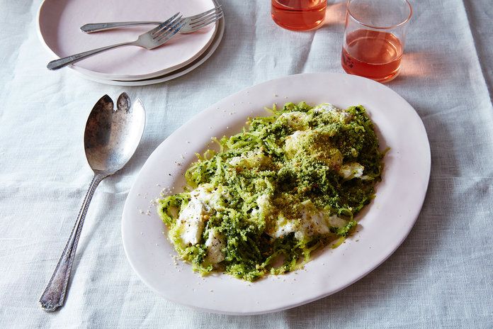 Шпагети Squash with Kale Pesto and Burrata 