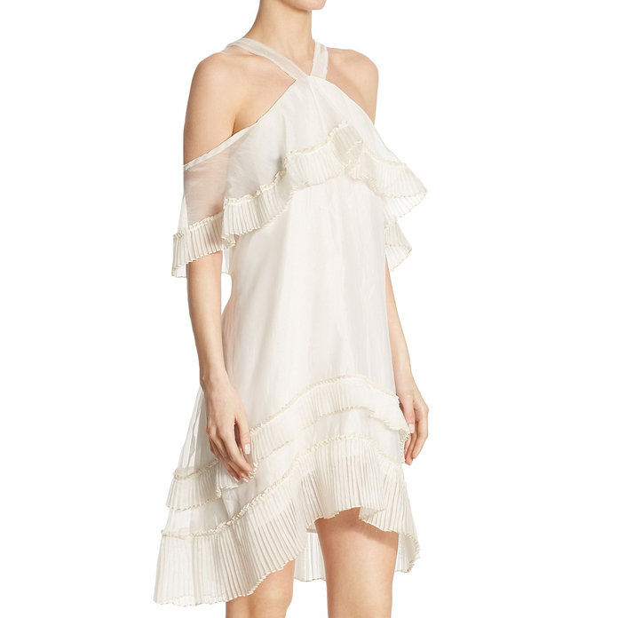 DELFI Collective Blake Pleat Loose-Fit Dress 