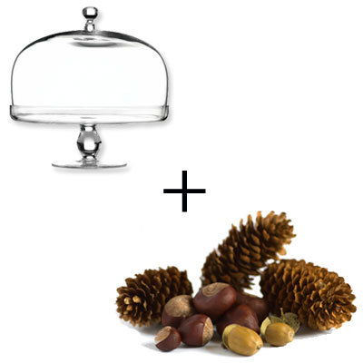 كيكة Stand - Acorns and Pine cones - Holiday decorations