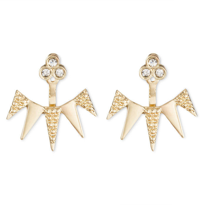 SUGARFIX by BaubleBar Spike Ear Jacket Earrings