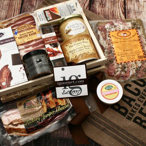 иГоурмет For The Bacon Lover Gourmet Gift Crate