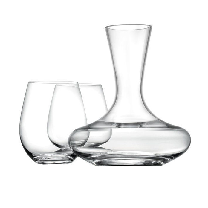 Виллиамс Sonoma Reserve Stemless Wine Glasses and Decanter Gift Set 