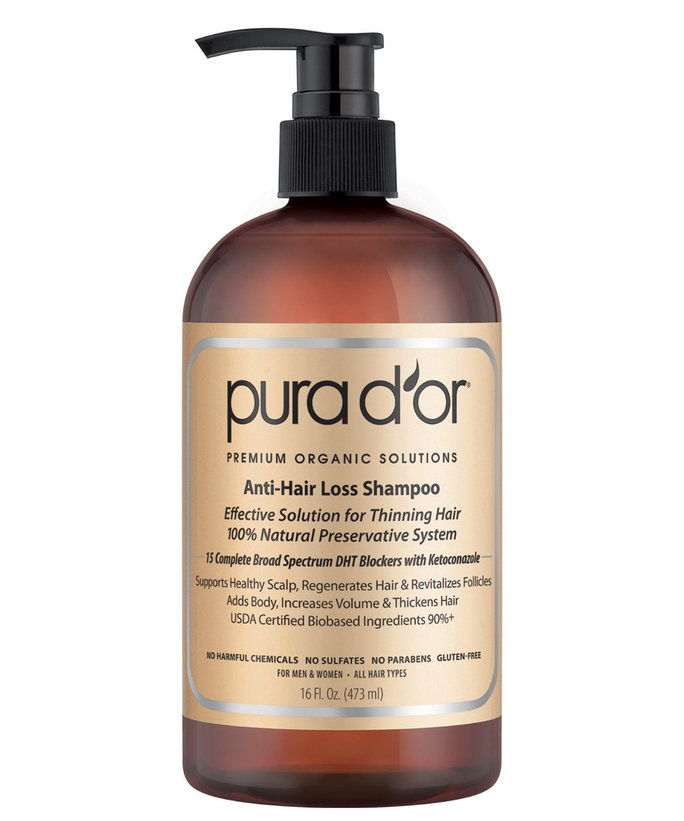 بورا D'Or Anti Hair Loss Premium Organic Argan Oil Shampoo 