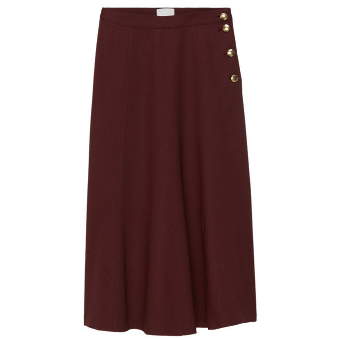 ا Beautiful Burgundy Skirt 