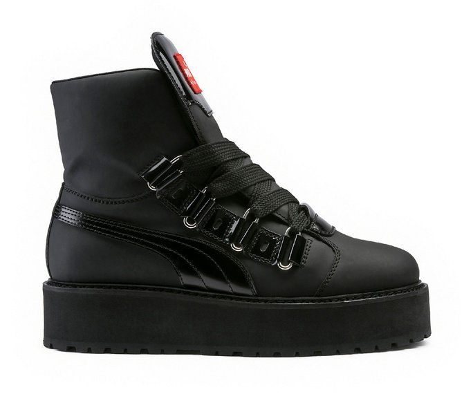 أسود Sneaker Boot 