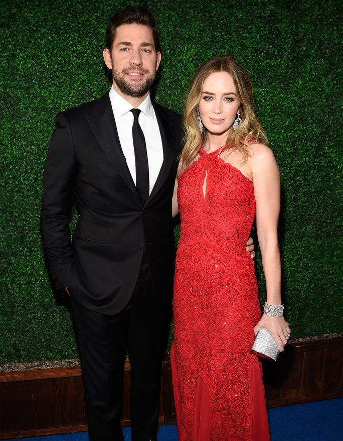 يوحنا Krasinski and Emily Blunt 