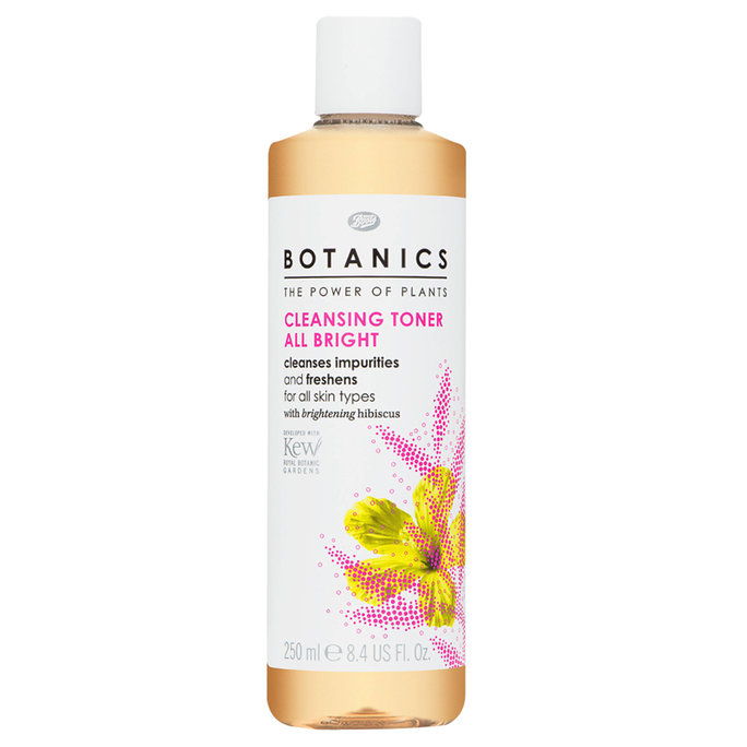 حساس Skin: Boots Botanics All Bright Cleansing Toner 