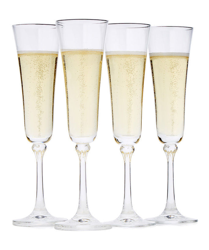 ثابت Sparkling Champagne Flutes, set of 4 
