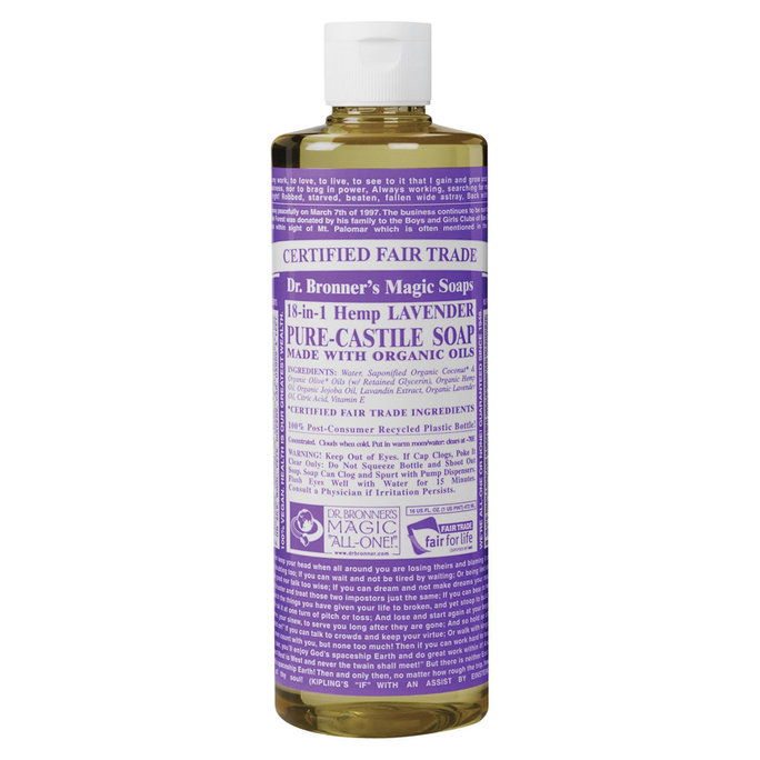 دكتور. Bonner's Pure Castile Lavender Soap 
