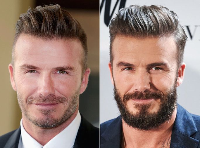 لحية or No Beard - David Beckham