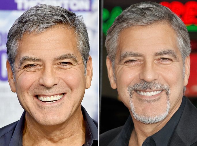 لحية or No Beard - George Clooney