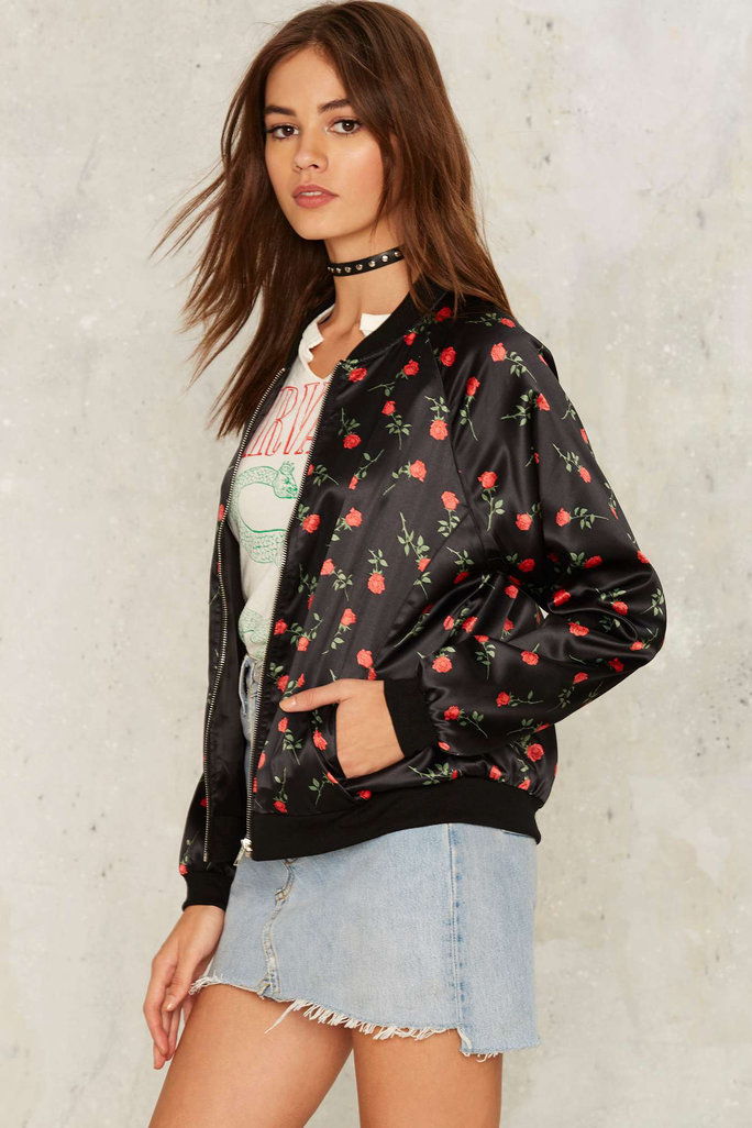 فندق صغير Bed of Roses Bomber Jacket 