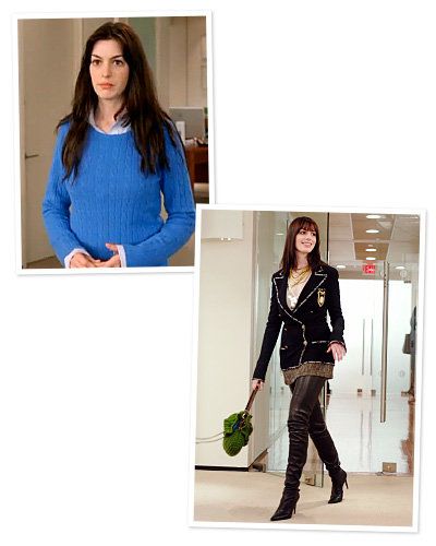 ال Devil Wears Prada - Anne Hathaway - Best Movie Makeovers