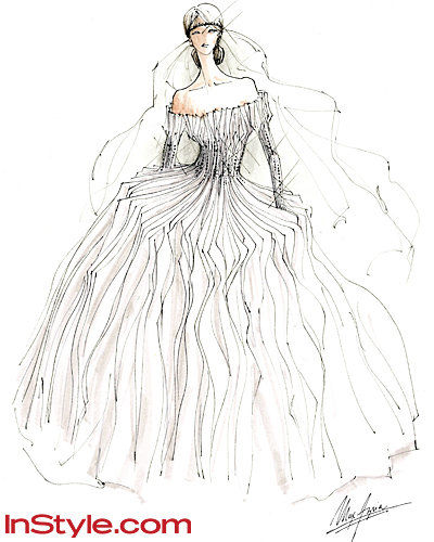 موضه Designers Sketch Kate Middleton's Wedding Dress - Max Azria