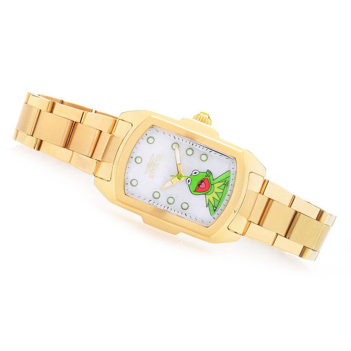 Инвицта Lupah The Muppets limited-edition Kermit watch with stainless steel bracelet 