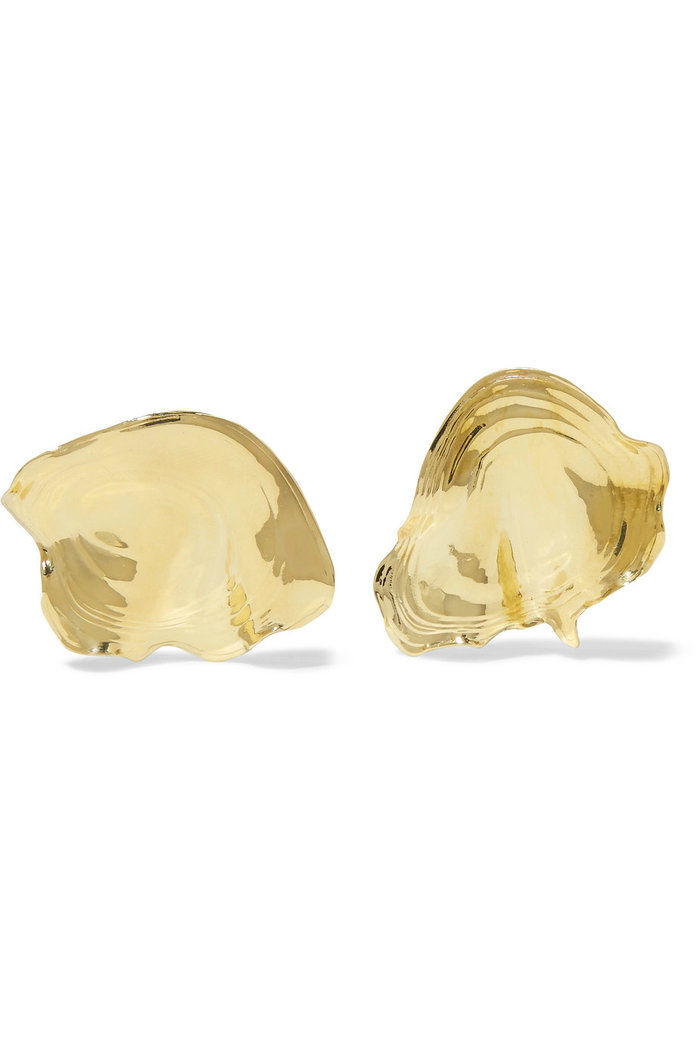 Падина gold-tone earrings