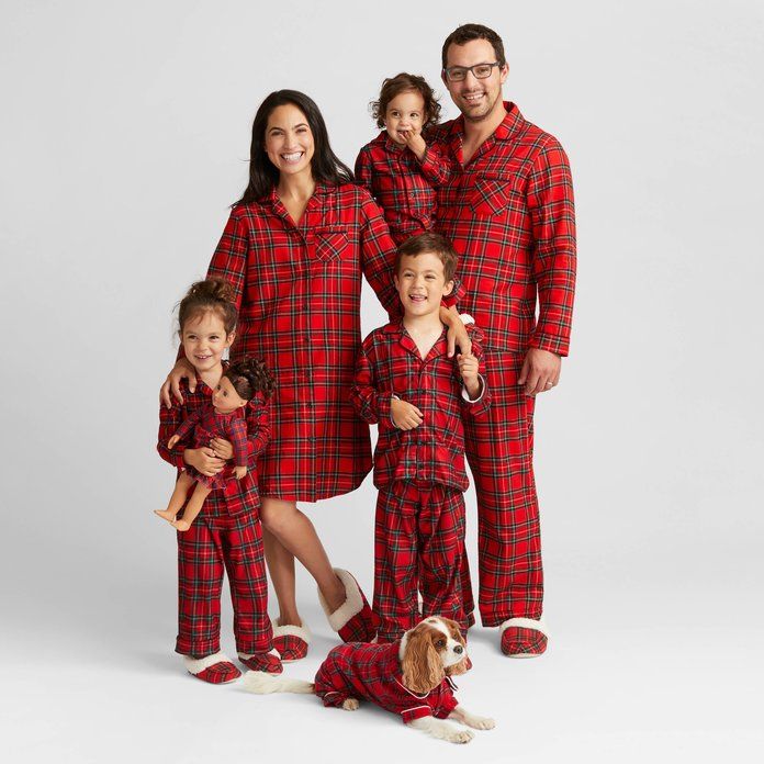 يوم الاجازة Plaid Family Pajamas Collection