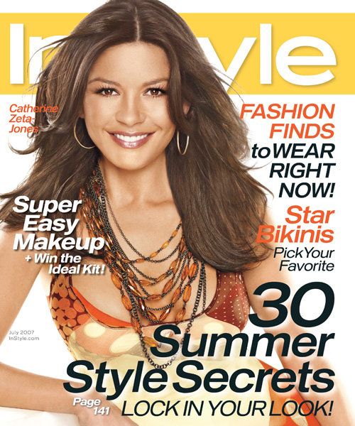 في الاسلوب Covers - July 2007, Catherine Zeta-Jones