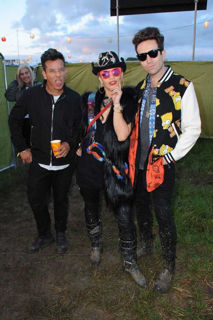 شق Grimshaw And Rita Ora At Glastonbury 2014
