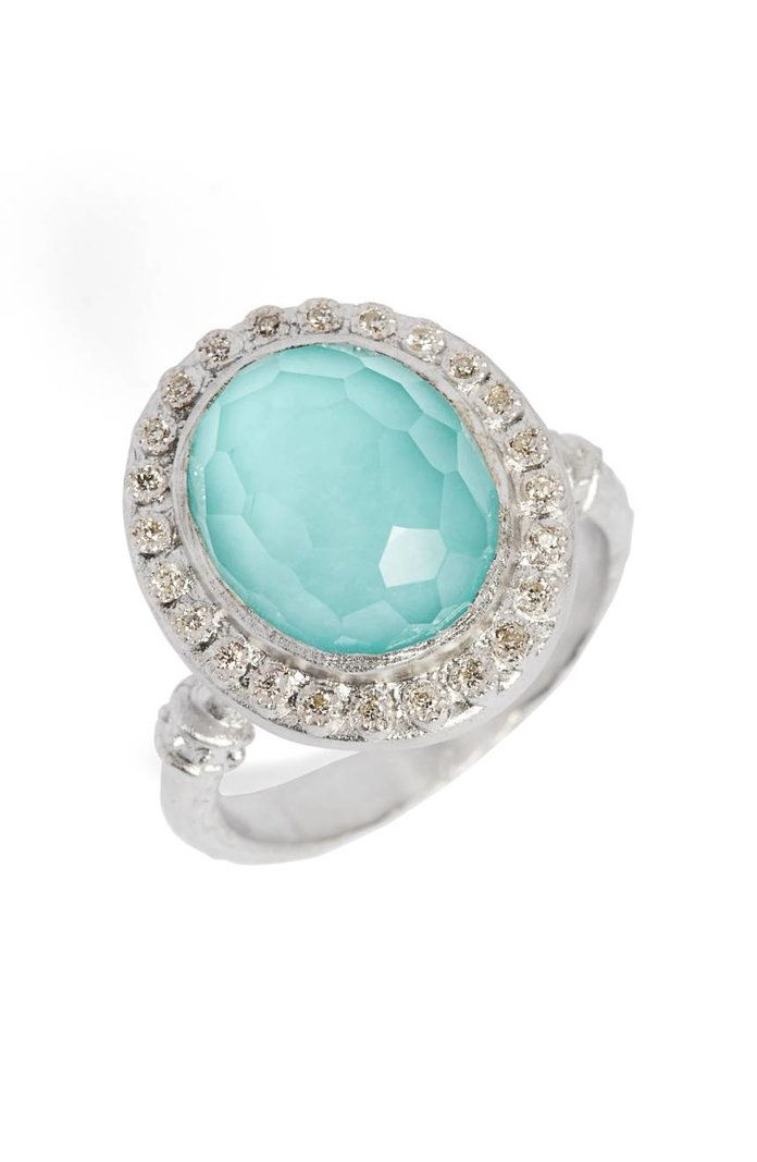 Armenta New World Diamond & Turquoise Ring