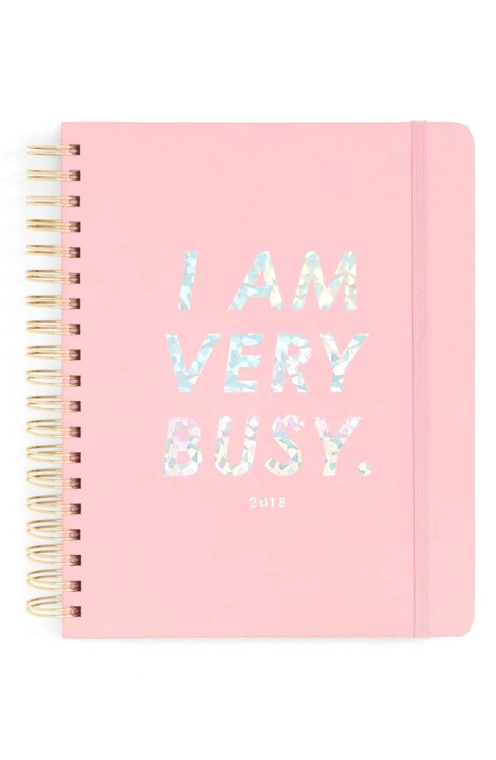 'I Am Very Busy' 17-Month Hardcover Agenda 
