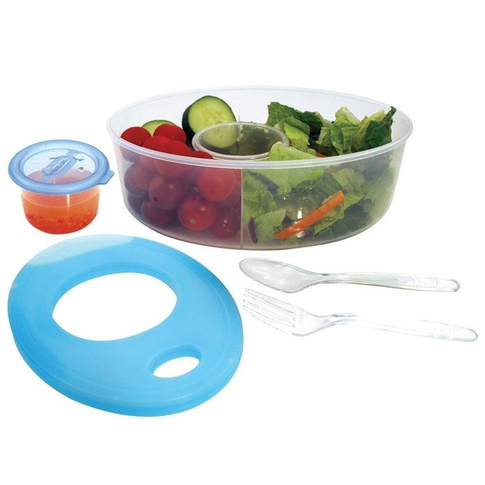 فريجيدير Plastic Salad Food Storage Container with Cool Pack