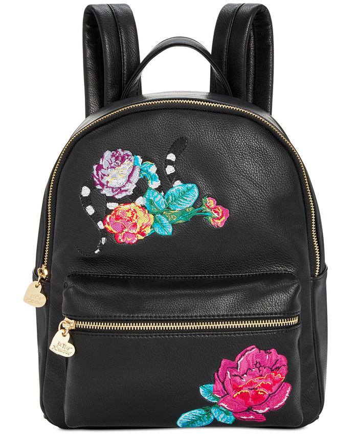 بيتسي Johnson Floral Embroidery Small Backpack