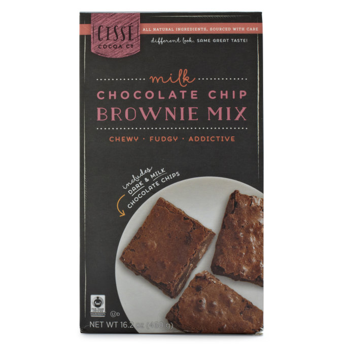سيسيه Trading Co. Milk Chocolate-Chip Brownie Mix