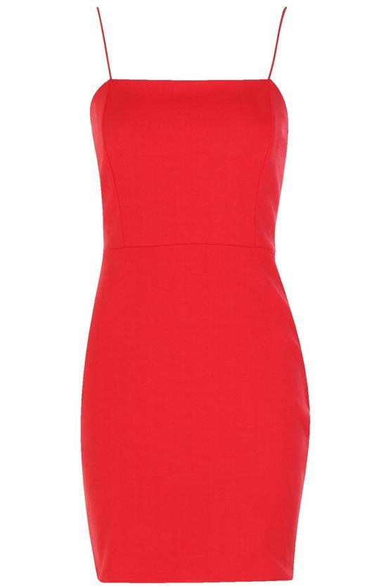 Црепе Square Neck Bodycon Dress