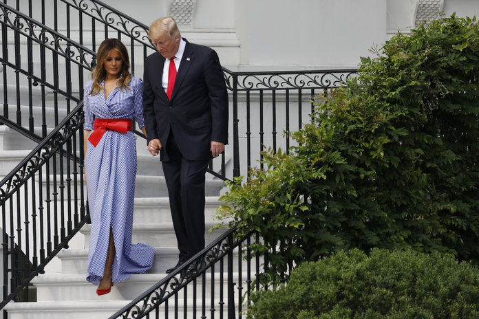 رئيس Trump And First Lady Melania Host Picnic For Military Families